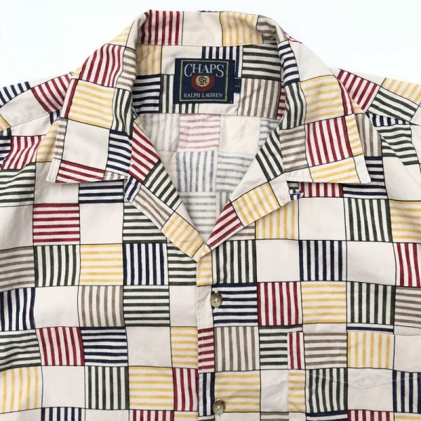 画像4: 90s CHAPS RALPH LAUREN 総柄 SHIRT (4)