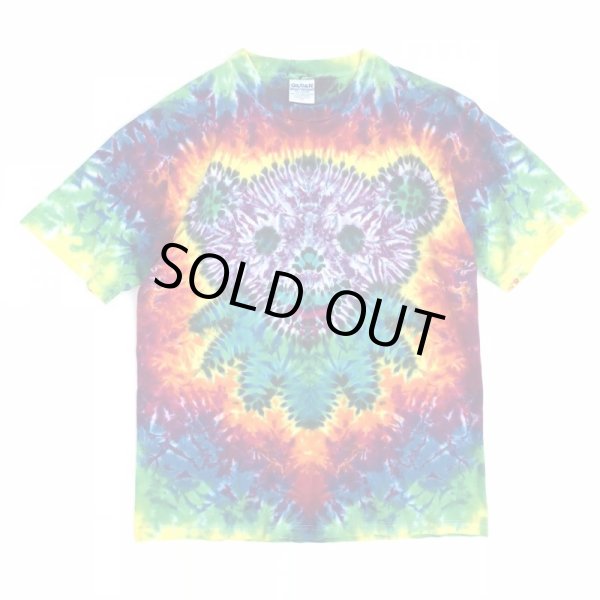 画像1: 90s GRATEFUL DEAD BEAR TIE DYE TEE SHIRT (1)