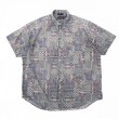 画像1: 90s NAUTICA  S/S 総柄　SHIRT (1)