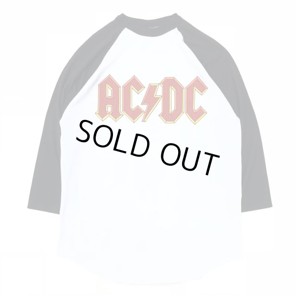 画像1: DEADSTOCK 2000s USA製　AC/DC RAGLAN TEE SHIRT (1)