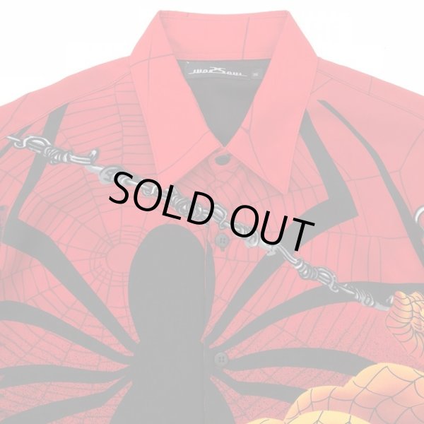 画像4: 00s SPIDERMAN 総柄　SHIRT (4)