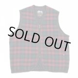 画像: 80s USA製 OLD STUSSY CHECK WOOL VEST