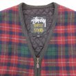 画像3: 80s USA製 OLD STUSSY CHECK WOOL VEST (3)