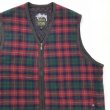 画像2: 80s USA製 OLD STUSSY CHECK WOOL VEST (2)