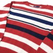 画像2: 90s Ralph Lauren BORDER COTTON KNIT (2)