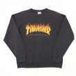 画像1: 90s USA製　THRASHER FIRE LOGO SWEAT (1)