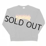 画像: 90s USA製　THRASHER FIRE LOGO SWEAT