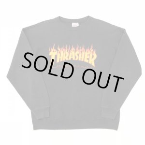 画像: 90s USA製　THRASHER FIRE LOGO SWEAT