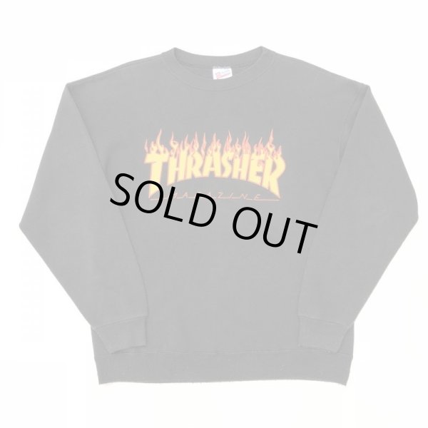 画像1: 90s USA製　THRASHER FIRE LOGO SWEAT (1)