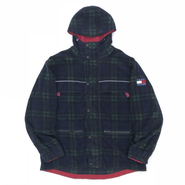 画像1: 90s TOMMY HILFIGER FLEECE MOUNTAIN PARKA (1)