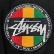 画像3: 80s USA製 OLD STUSSY WOOL LEATHER STADIUM JACKET (3)