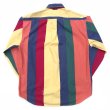 画像2: 90s TOMMY HILFIGER MULCH STRIPE SHIRT (2)