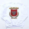 画像1: 80s USA製 WARSAW UNIVERSITY COLLEGE SWEAT  (1)