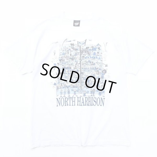 画像1: 90s USA製 NORTH HARRISON ART TEE SHIRT (1)