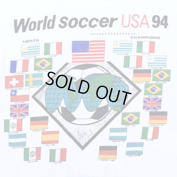 画像2: 90s USA製 WORLD SOCCER USA 94 TEE SHIRT (2)