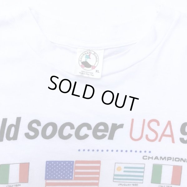 画像3: 90s USA製 WORLD SOCCER USA 94 TEE SHIRT (3)