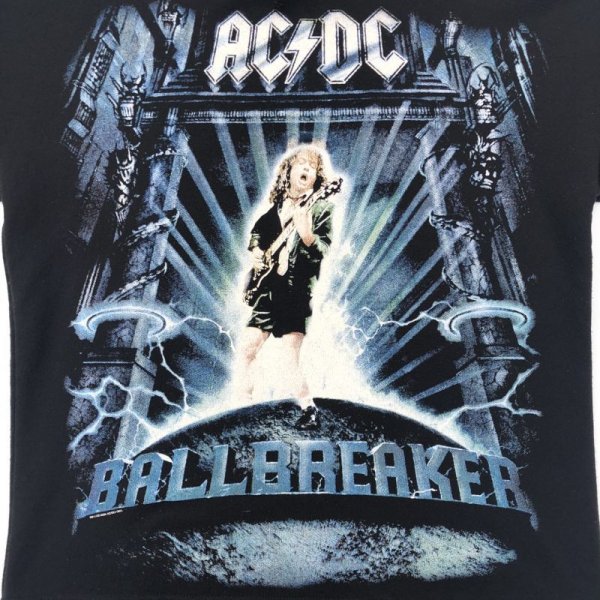 画像3: 90s イタリア製？ EURO BOOTLEG AC/DC BALLBREAKERS PARKA (3)