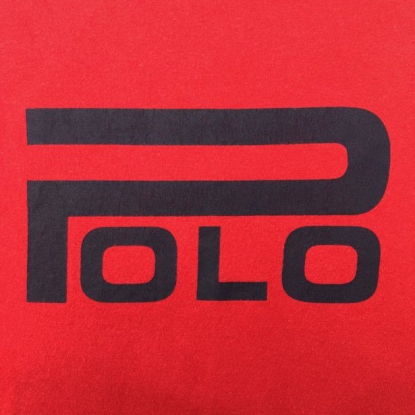 画像2: 90s POLO SPORT 'POLO' LOGO TEE SHIRT (2)