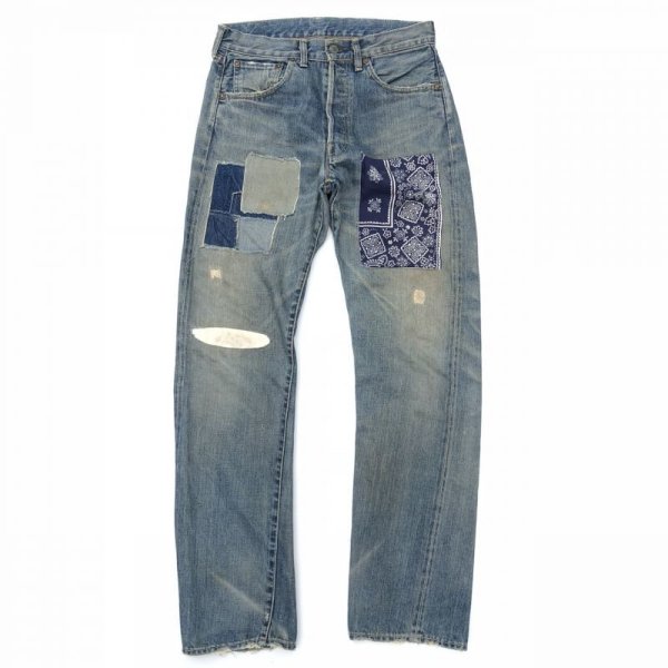 画像1: LEVI'S 501 BIG E REMAKE　DENIM　PANTS (1)