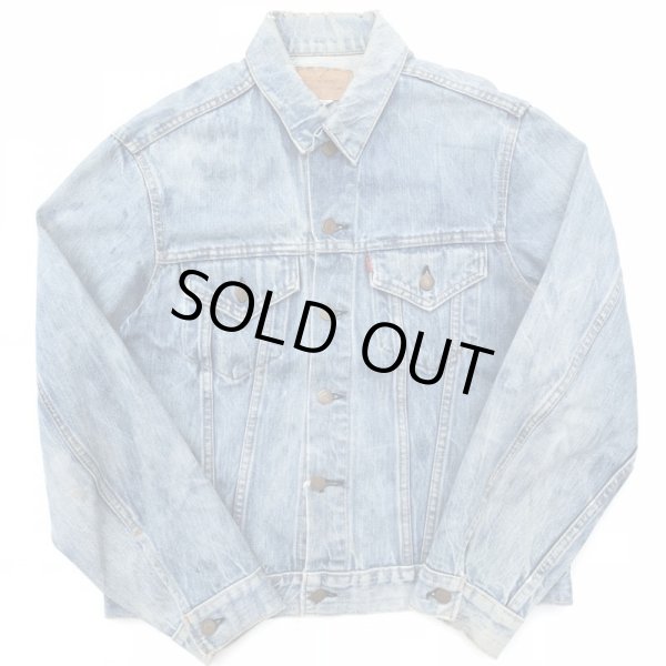 画像1: 70s USA製 LEVI'S 70505 BIGE DENIM JACKET (1)