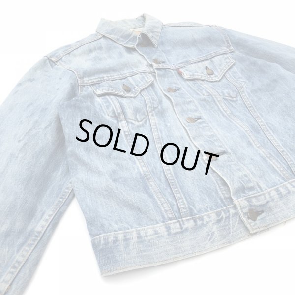 画像3: 70s USA製 LEVI'S 70505 BIGE DENIM JACKET (3)