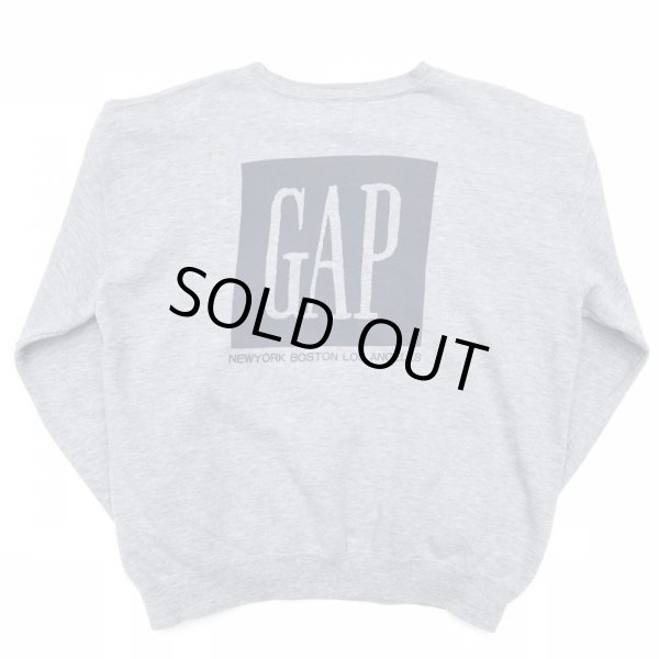 画像1: 90s OLD GAP BIG LOGO SWEAT (1)