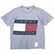 画像1: 90s USA製 TOMMY HILFIGER BIG FLAG TEE SHIRT (1)