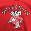 画像3: 80s USA製　WISCONSIN BUCKY BADGER COLLEGE SWEAT (3)