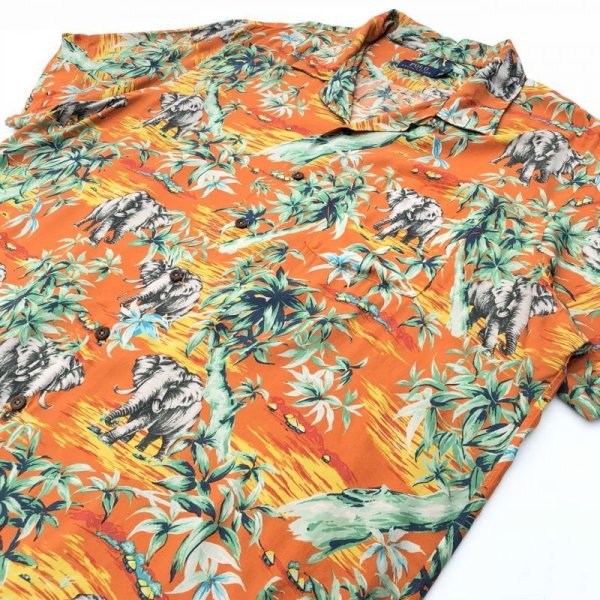 画像2: RALPH LAUREN HAWAIIAN S/S SHIRT (2)