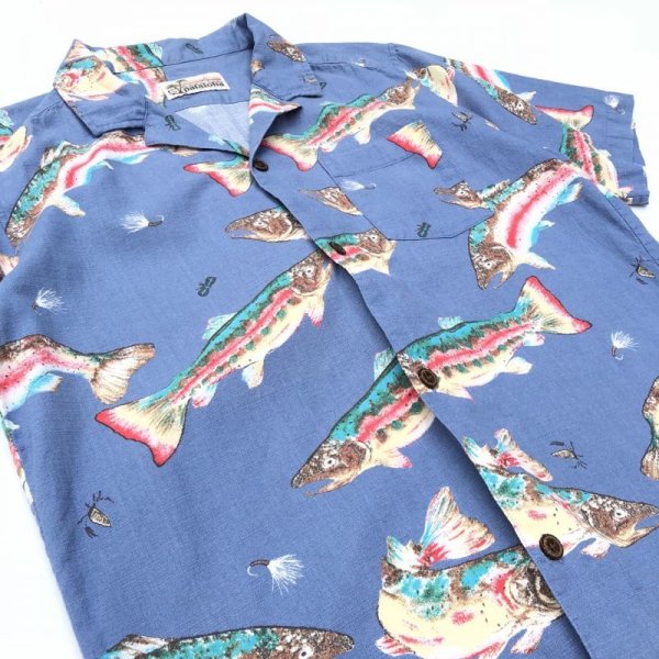 画像3: 2015名作復刻　patagonia pataloha ニジマス柄 HAWAIIAN S/S SHIRT (3)