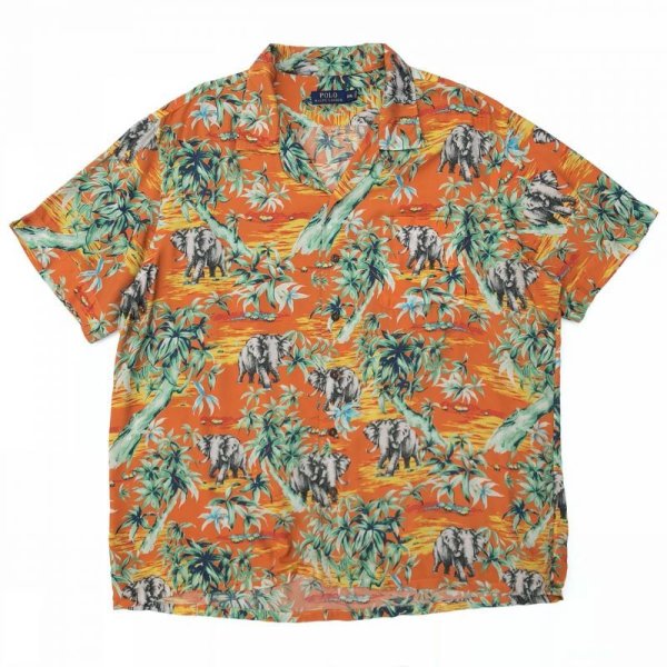 画像1: RALPH LAUREN HAWAIIAN S/S SHIRT (1)