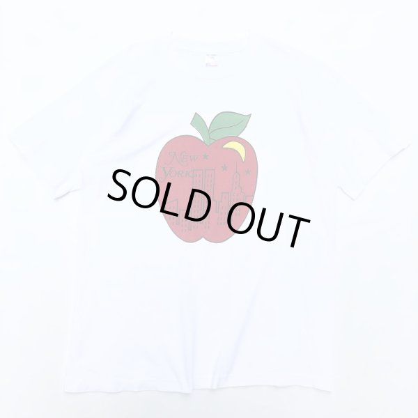 画像1: 90s USA製 NEWYORK APPLE TEE SHIRT (1)