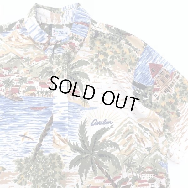 画像2: 90s REYN SPOONER PULLOVER HAWAIIAN S/S SHIRT (2)