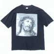 画像1: 90s USA製 JESUS ARCHAIC SMILE TEE SHIRT (1)