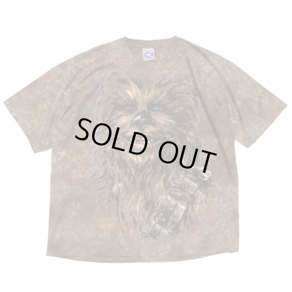 画像1: 90s USA製 STARWARS CHEWBACCA TYE-DYE TEE SHIRT (1)