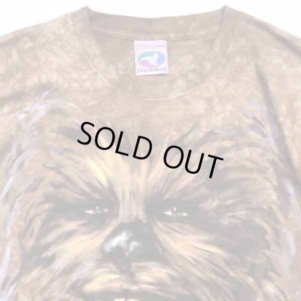 画像3: 90s USA製 STARWARS CHEWBACCA TYE-DYE TEE SHIRT (3)