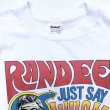 画像3: DEADSTOCK 80s USA製 MTV RANDEE JUST SAY WHOA! FOR PRESIDENT TEE SHIRT (3)