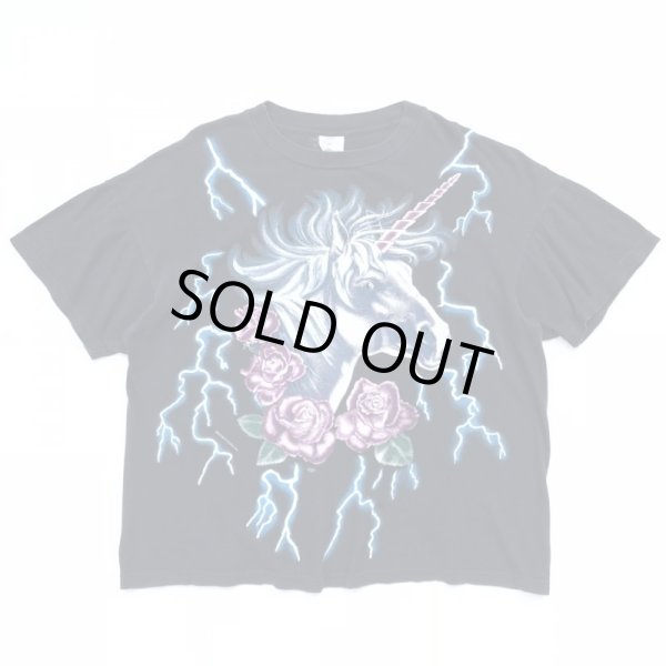 画像1: 90s AMERICAN THUNDER UNICORN TEE SHIRT (1)