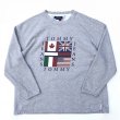 画像1: 90s USA製 TOMMY HILFIGER 国旗柄 SWEAT  (1)