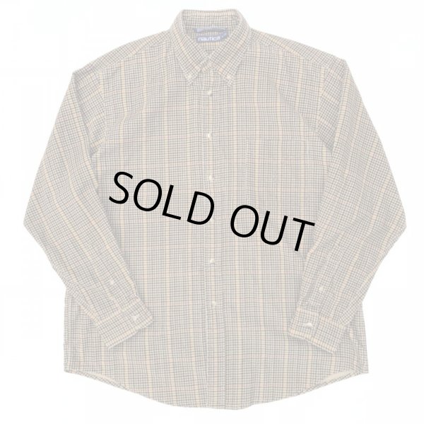 画像1: 90s NAUTICA　CORDUROY PLAID L/S SHIRT (1)