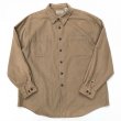 画像1: 90s STJOHN'S BAY WAFFLE　CORDUROY L/S SHIRT (1)