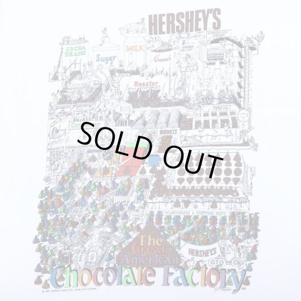 画像2: 90s USA製 HERSHEY'S CHOCOLATE FACTORY TEE SHIRT (2)