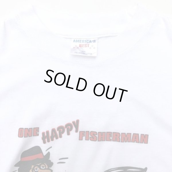 画像4: 90s ONE HAPPY FISHERMAN TEE SHIRT (4)