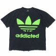 画像1: 90s パキスタン製 ADDICTED PARODY TEE SHIRT (1)