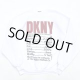 画像: 90s USA製 DKNY SWEAT