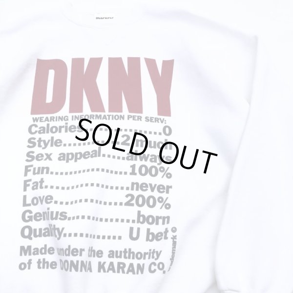 画像2: 90s USA製 DKNY SWEAT (2)