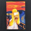 画像2: 00s USA製 THE SIMPSONS ムンクの叫び PARODY TEE SHIRT (2)