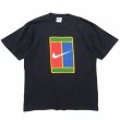 画像1: 90s USA製 NIKE COURT LOGO TEE SHIRT (1)