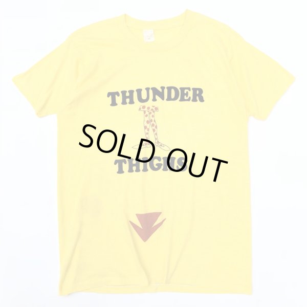 画像1: 80s USA製 THUNDER THIGHS ART TEE SHIRT (1)