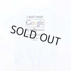 画像: 10s Google PARODY TEE SHIRT